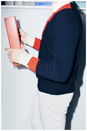 Maison Kitsune Fall Winter 2015 Menswear Collection Look Book 017