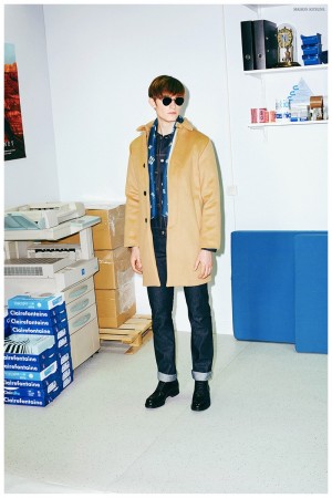 Maison Kitsune Fall Winter 2015 Menswear Collection Look Book 022