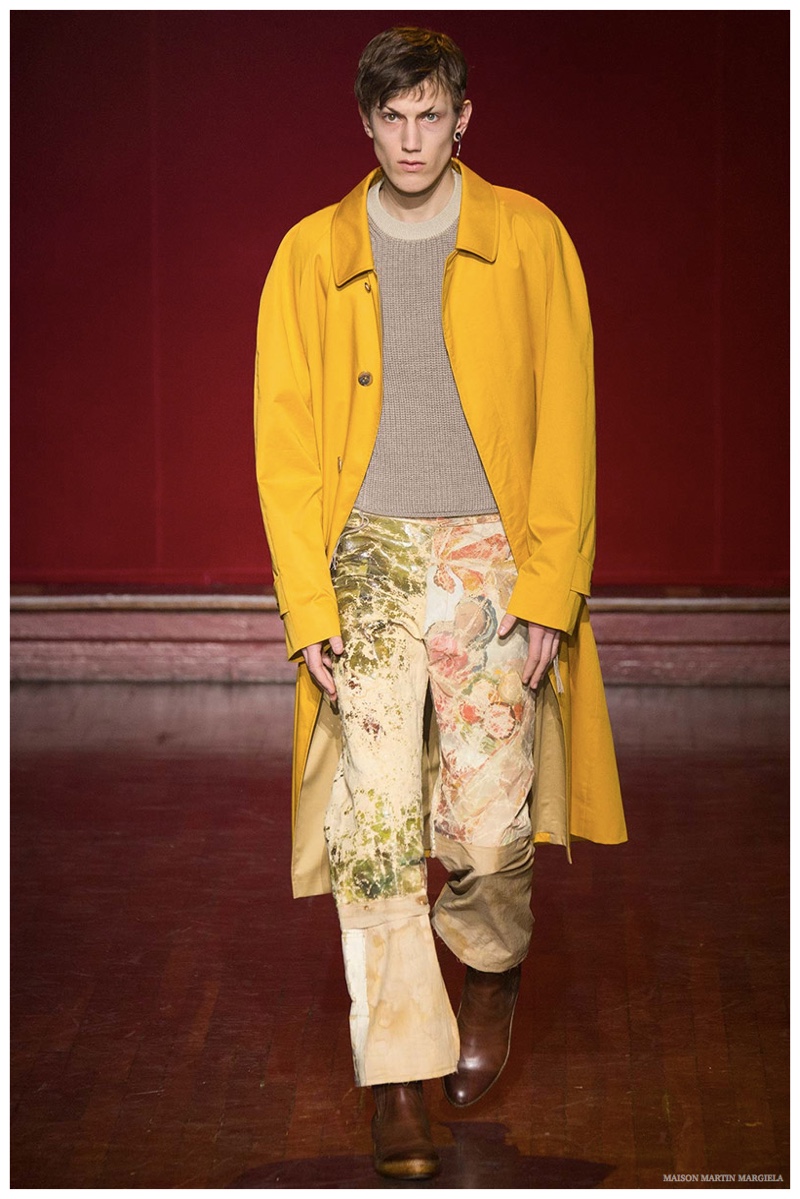 Maison Martin Margiela Fall/Winter 2015 Menswear Collection Embraces 70s Glam