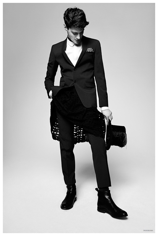 Matthew Bell is Punk Chic for Stylish Panorama Cover Fashion Shoot ...