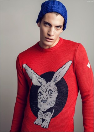 Pic de Nore Fall Winter 2015 Mens Collection Knitwear Look Book 010