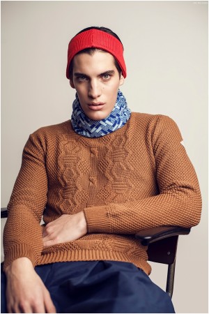 Pic de Nore Fall Winter 2015 Mens Collection Knitwear Look Book 014