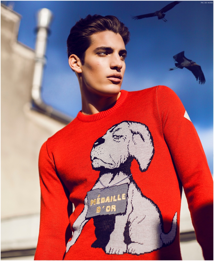 Pic de Nore Delivers Charming Knitwear Styles for Fall/Winter 2015 Men’s Collection