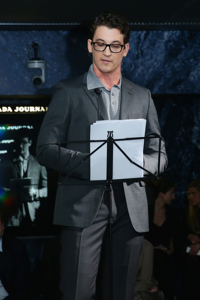 Miles Teller at Prada's Journal event