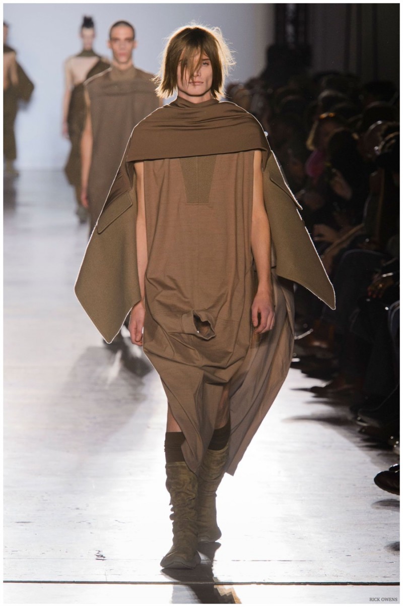 Rick Owens Fall/Winter 2015 Menswear Collection: High Fashion Exposure ...