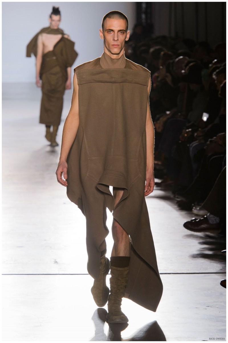 Rick Owens Fall/Winter 2015 Menswear Collection: High Fashion Exposure ...
