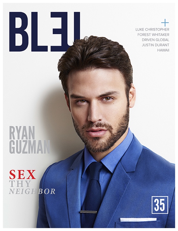 Ryan Guzman Bleu Cover Shoot 2015 001