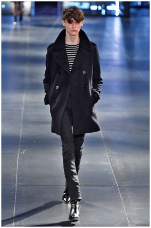 Saint Laurent Fall Winter 2015 Menswear Collection Paris Fashion Week 001