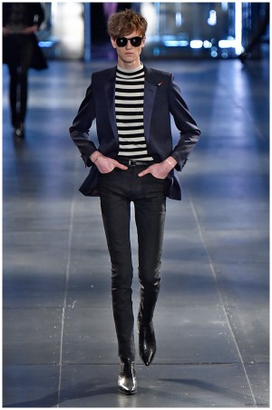 Saint Laurent Fall Winter 2015 Menswear Collection Paris Fashion Week 011
