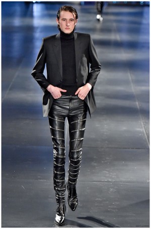 Saint Laurent Fall Winter 2015 Menswear Collection Paris Fashion Week 014