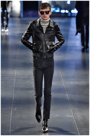 Saint Laurent Fall Winter 2015 Menswear Collection Paris Fashion Week 033