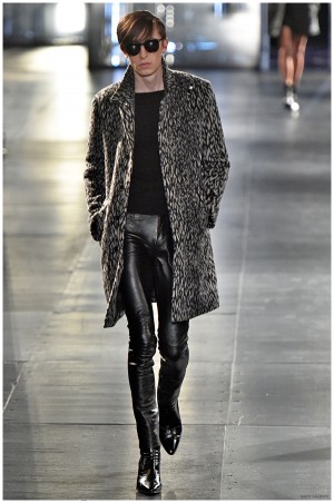 Saint Laurent Fall Winter 2015 Menswear Collection Paris Fashion Week 034