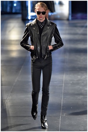 Saint Laurent Fall Winter 2015 Menswear Collection Paris Fashion Week 038