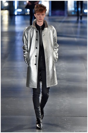 Saint Laurent Fall Winter 2015 Menswear Collection Paris Fashion Week 040