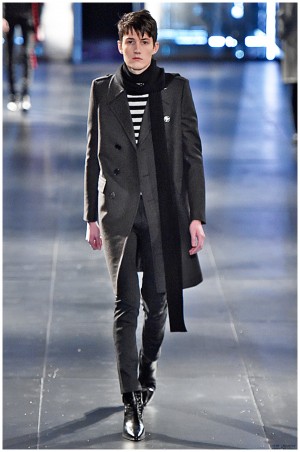 Saint Laurent Fall Winter 2015 Menswear Collection Paris Fashion Week 042