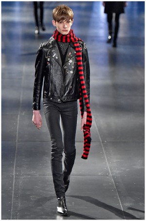 Saint Laurent Fall Winter 2015 Menswear Collection Paris Fashion Week 043