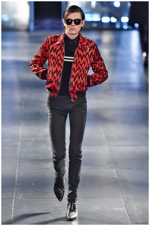 Saint Laurent Fall Winter 2015 Menswear Collection Paris Fashion Week 048