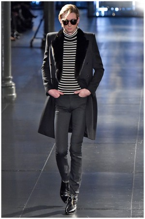 Saint Laurent Fall Winter 2015 Menswear Collection Paris Fashion Week 053