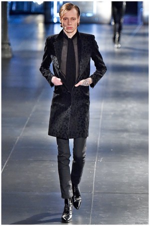Saint Laurent Fall Winter 2015 Menswear Collection Paris Fashion Week 055