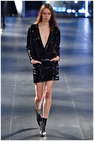 Saint Laurent Fall Winter 2015 Menswear Collection Paris Fashion Week 058