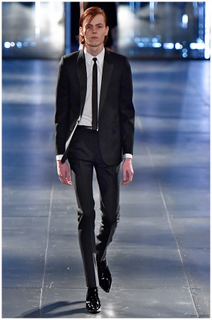 Saint Laurent Fall Winter 2015 Menswear Collection Paris Fashion Week 061