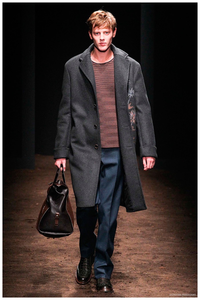 Salvatore Ferragamo Men Fall Winter 2015 Collection Milan Fashion Week