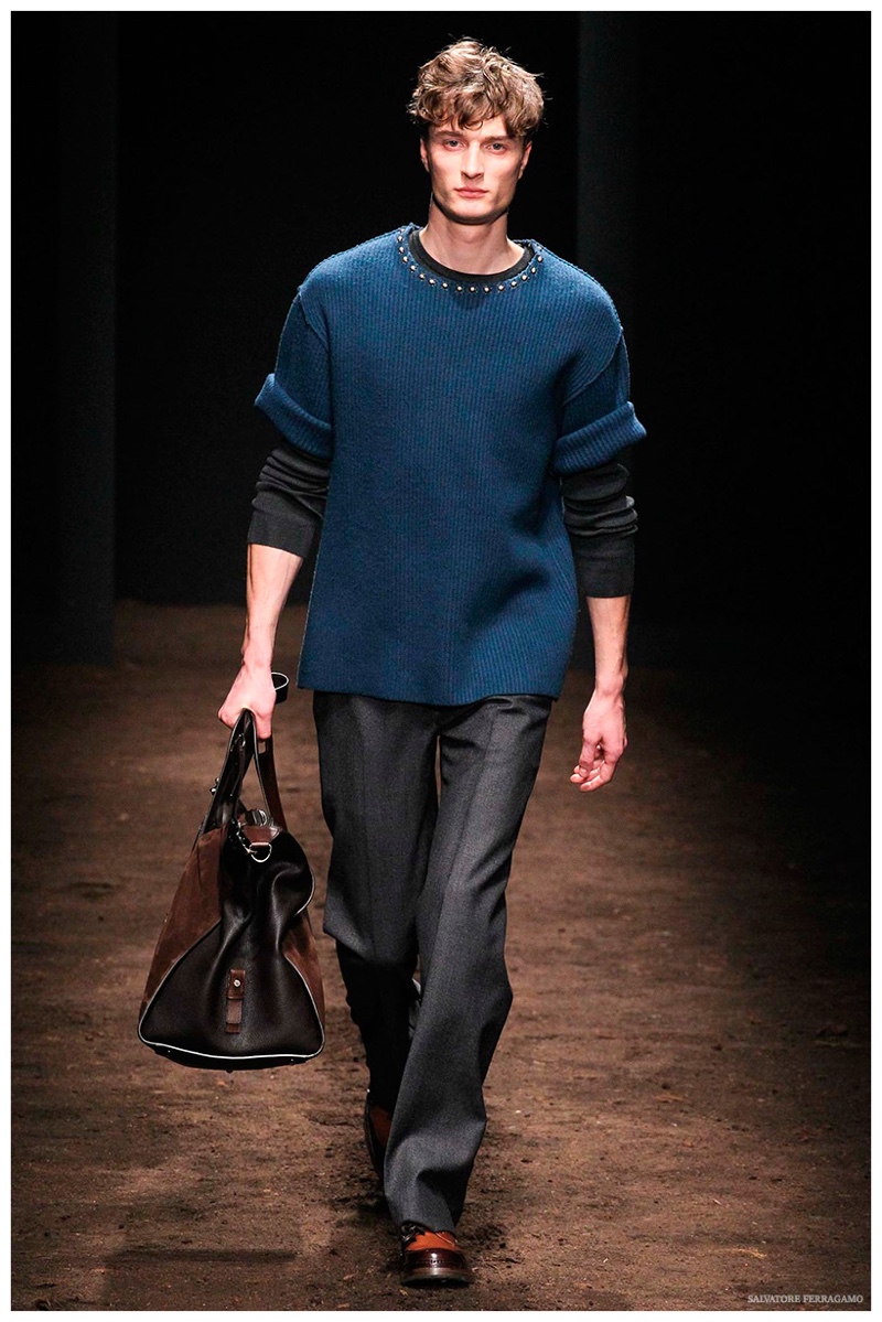 Salvatore Ferragamo Men Fall Winter 2015 Collection Milan Fashion Week