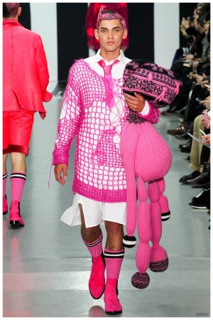 Sibling is Punk in Pink for Fall/Winter 2015 | London Collections: Men