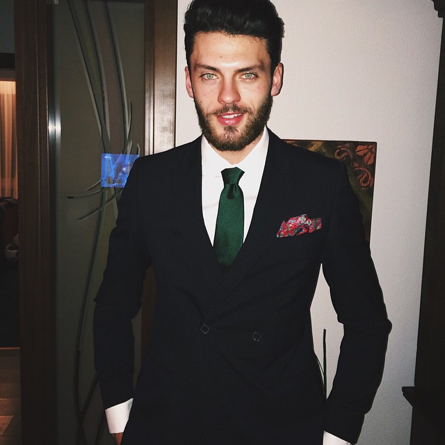 Silviu Tolu cleans up nicely for the year-end celebration