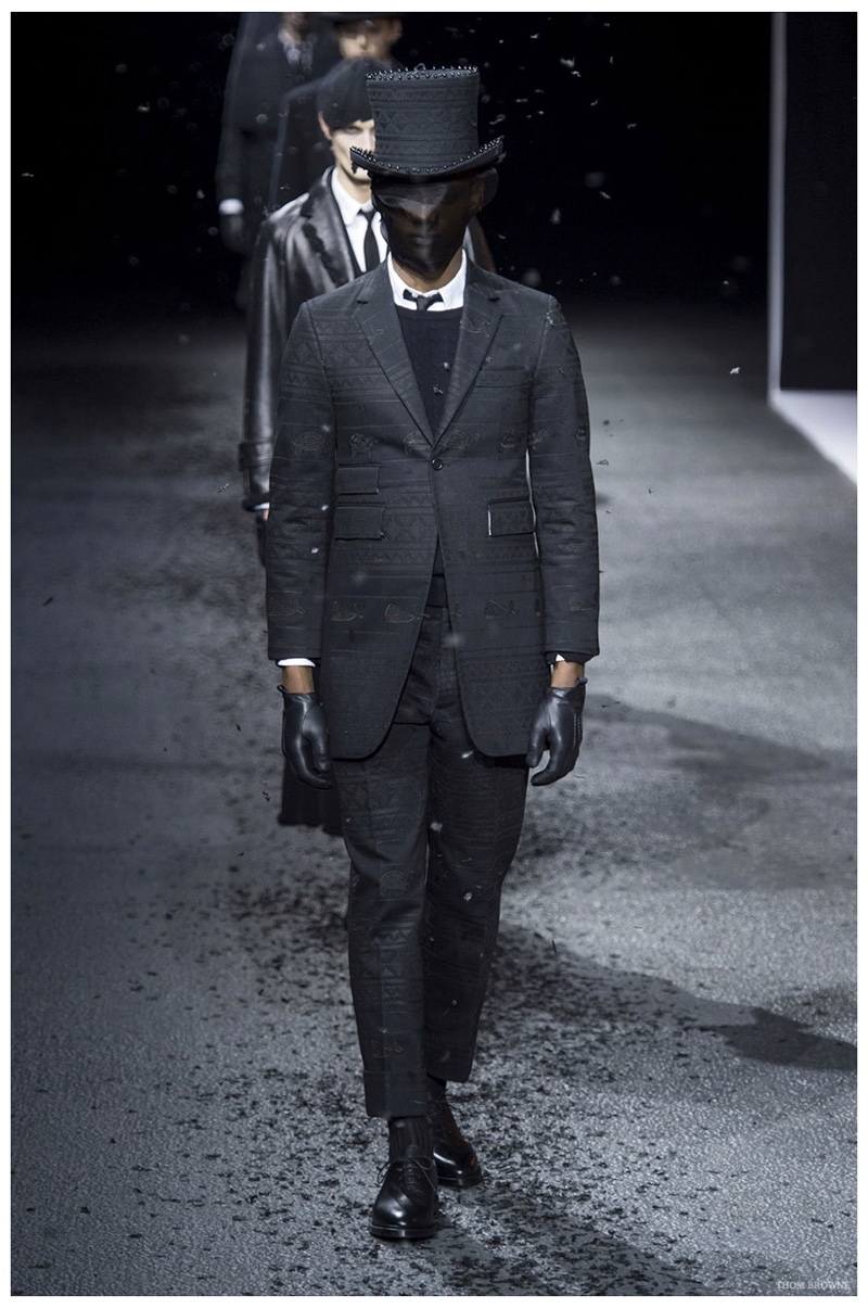 Thom Browne Fall/Winter 2015 Menswear Collection: Funeral Chic | The ...