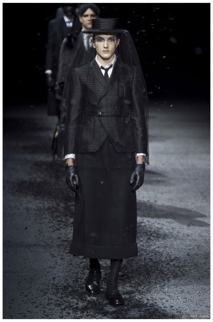 Thom Browne Fall/Winter 2015 Menswear Collection: Funeral Chic