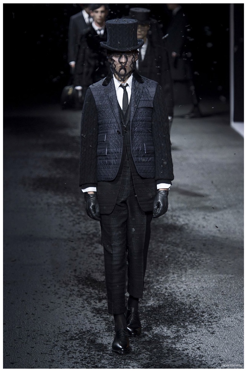 Thom Browne Fall/Winter 2015 Menswear Collection: Funeral Chic | The ...