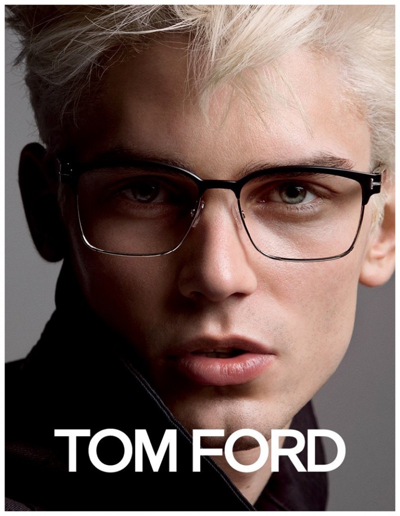 Arthur Gosse Goes Blond for Tom Ford Eyewear Spring 2015 Men's Campaign ...