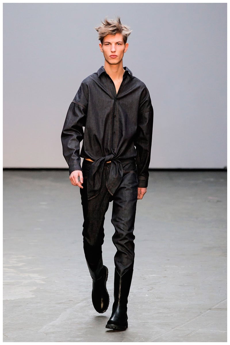 Xander Zhou Fall Winter 2015 London Collections Men