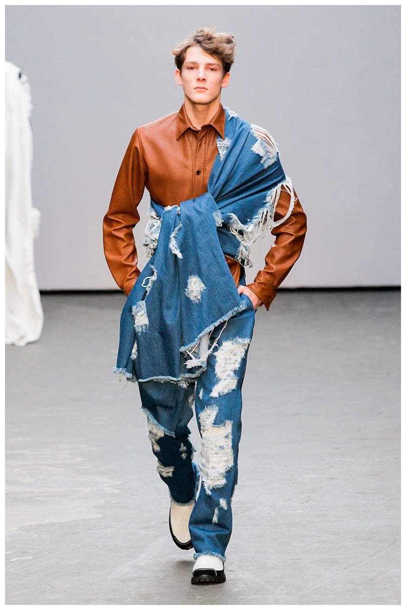 Xander Zhou Fall Winter 2015 London Collections Men