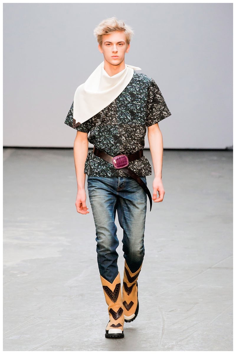 Xander Zhou Fall Winter 2015 London Collections Men