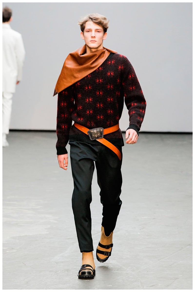 Xander Zhou Fall Winter 2015 London Collections Men