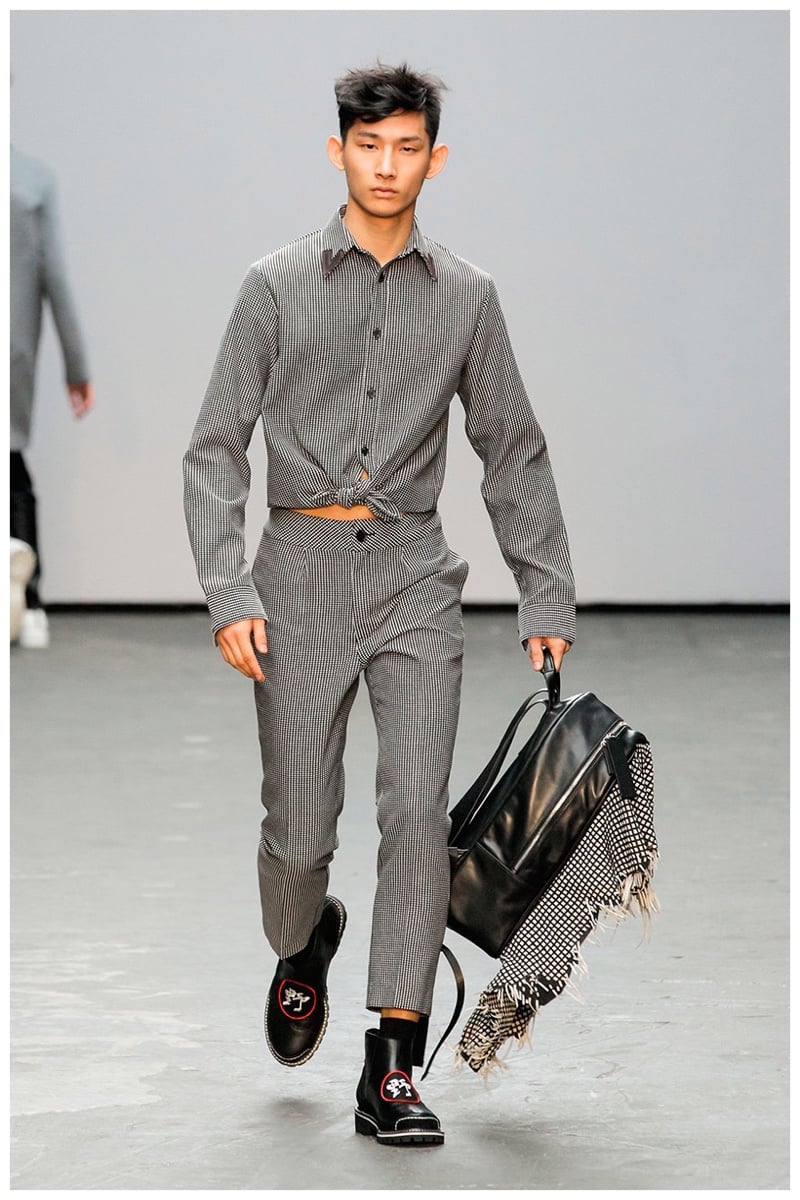Xander Zhou Fall Winter 2015 London Collections Men
