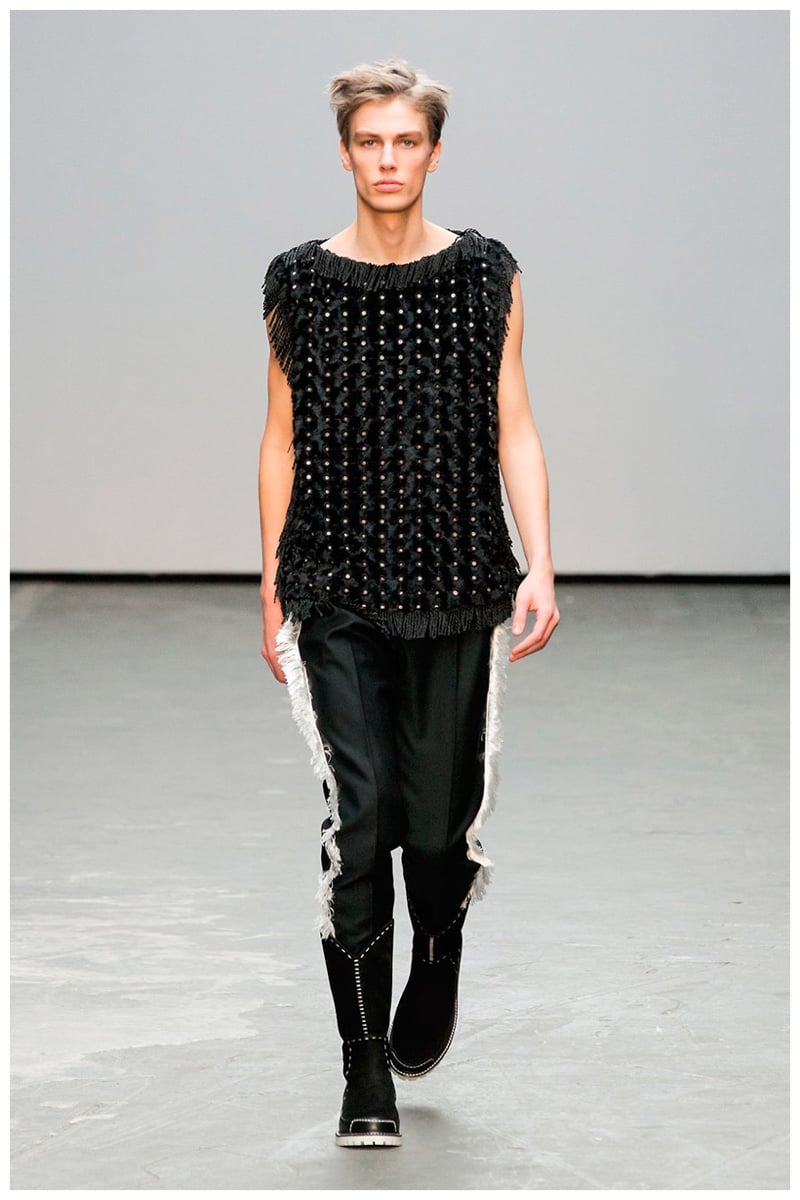 Xander Zhou Fall Winter 2015 London Collections Men
