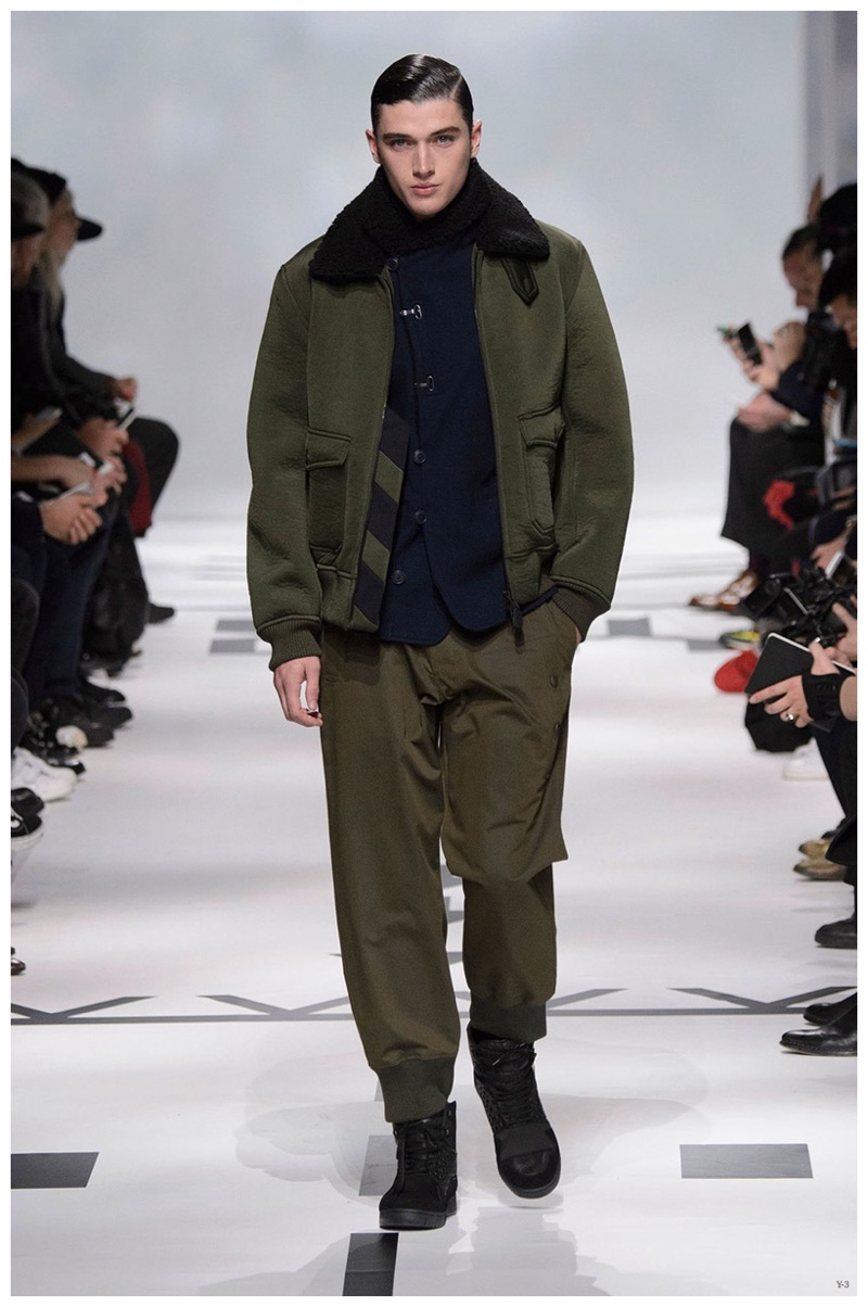 Y-3 Fall/Winter 2015 Menswear Collection: Aviation Bound