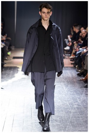 Yohji Yamamoto Fall/Winter 2015 Menswear Collection: The Black Wardrobe