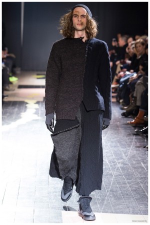 ヨウジヤマモト 2015年秋冬メンズコレクション - 黒の再来