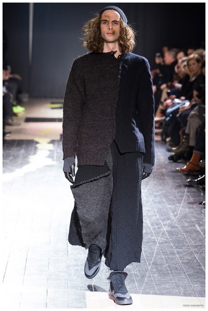 Yohji Yamamoto Fall/Winter 2015 Menswear Collection: The Black Wardrobe ...