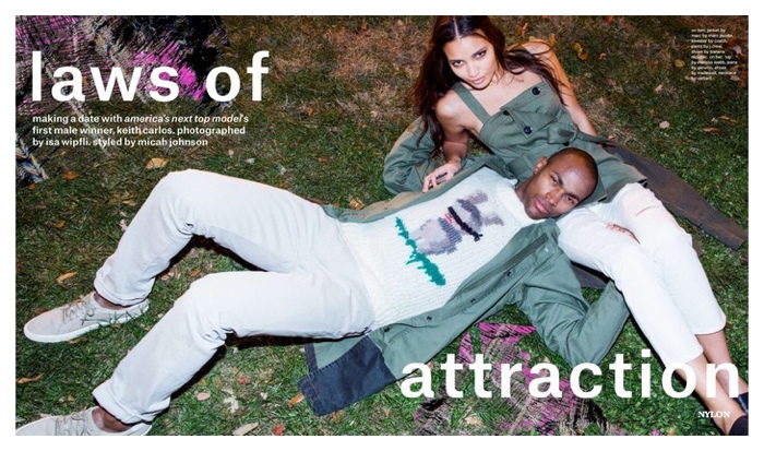 America’s Next Top Model Winner Keith Carlos Featured in Nylon February 2015 Photo Shoot