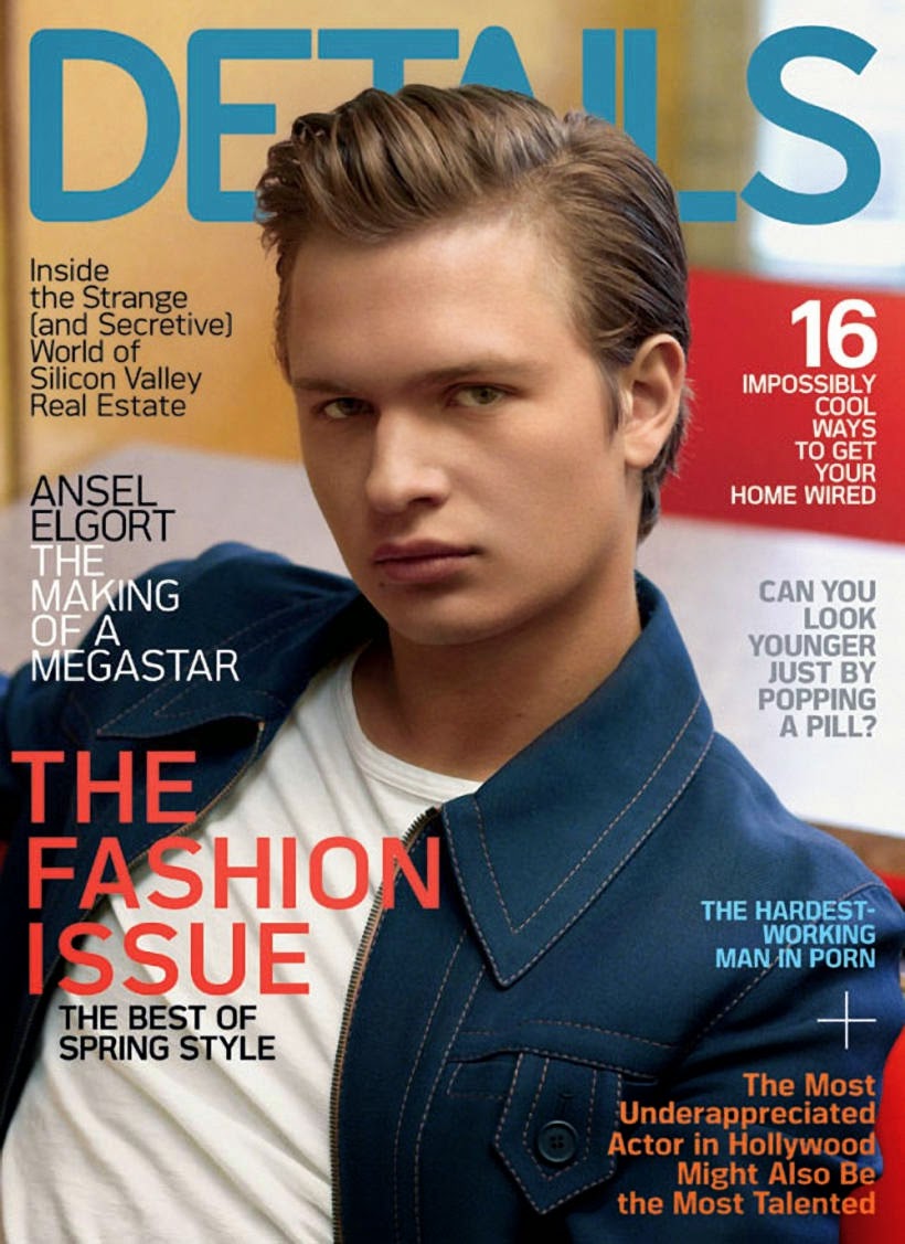 Ansel Elgort Covers Details March 2015 Issue in Prada Spring Look