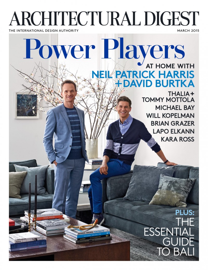 Architectural Digest Neil Patrick Harris March 2015 Cover