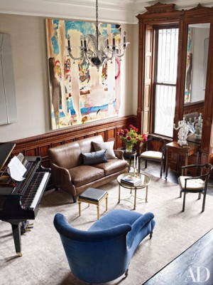 Neil Patrick Harris & David Burtka Open Up Their Harlem Townhouse for Architectural Digest March 2015 Cover Story