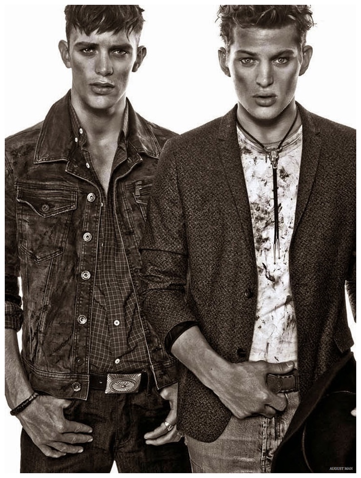 Sebastian Sauve + More Channel Cowboy Styles for August Man Shoot – The ...