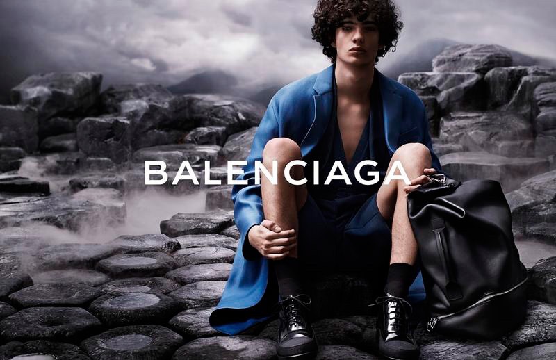 Piero Mendez Stuns in New Images from Balenciaga Spring 2015 Men’s Ad Campaign