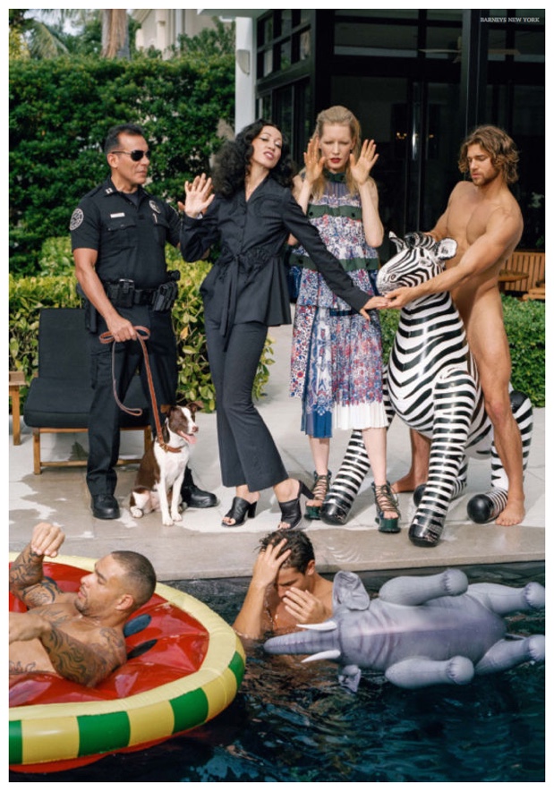 Barneys New York Spring Summer 2015 Campaign Advertisement Photo Shoot